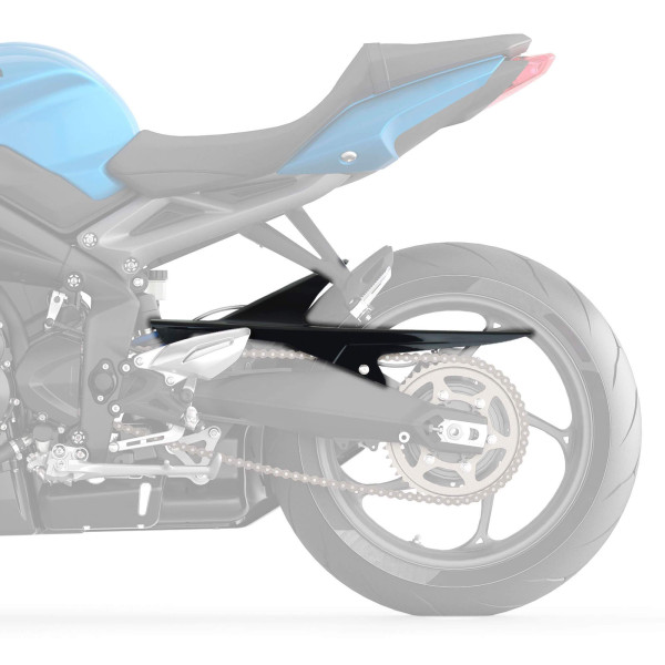 Pyramid Plastics Pyramid hugger | gloss black | triumph street triple 675 2013>2017